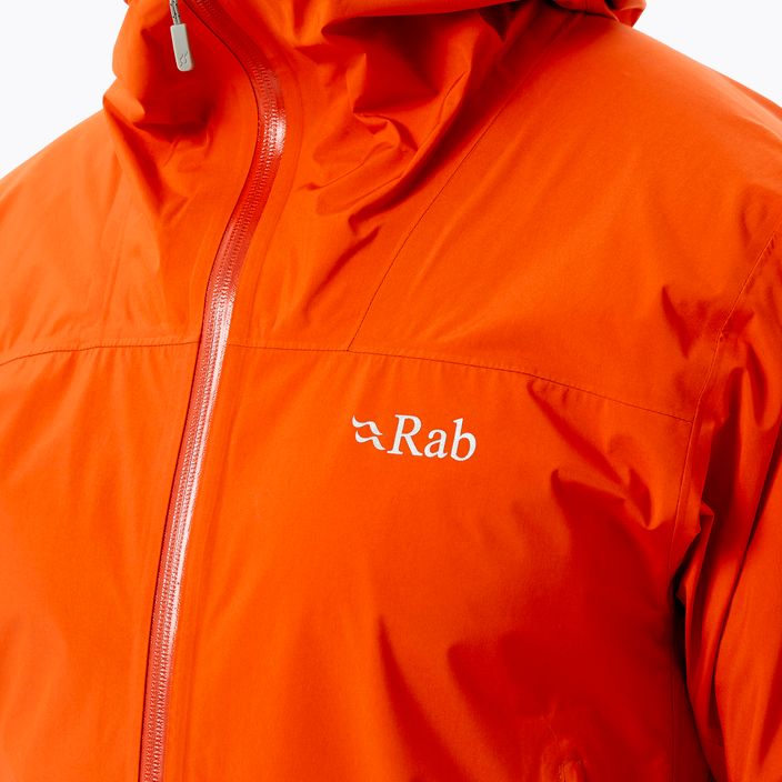 Rab Meridian jachetă de ploaie cu membrană pentru bărbați  portocalie QWG-44-FC-S 4