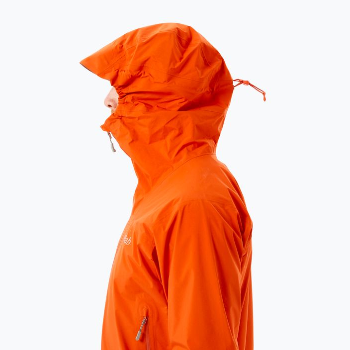 Rab Meridian jachetă de ploaie cu membrană pentru bărbați  portocalie QWG-44-FC-S 5