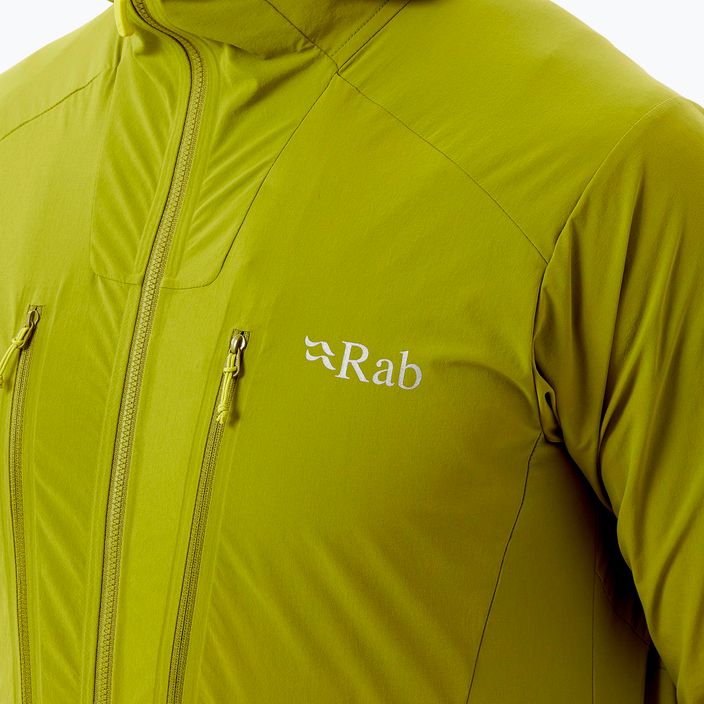 Rab Borealis jachetă softshell pentru bărbați verde QWS-35 4