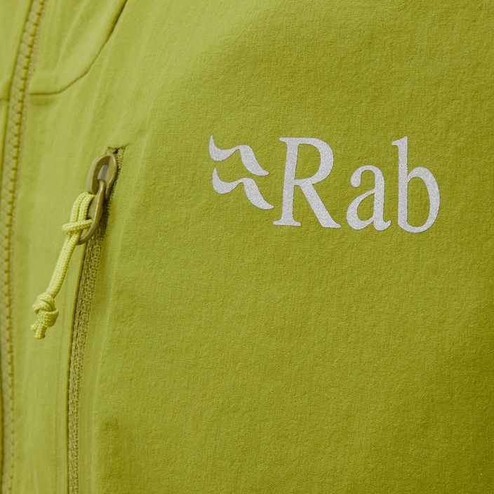 Rab Borealis jachetă softshell pentru bărbați verde QWS-35 6
