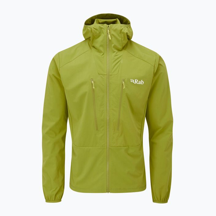 Rab Borealis jachetă softshell pentru bărbați verde QWS-35 10