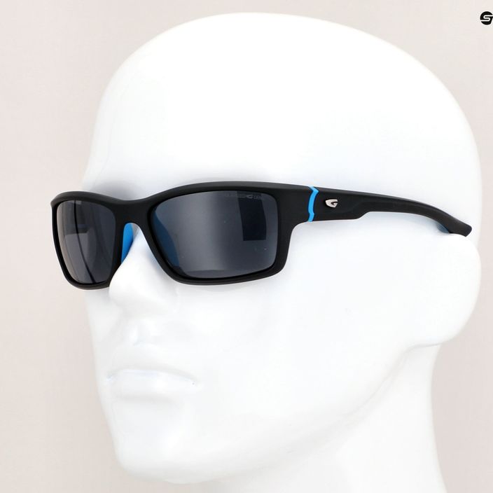 Ochelari de soare GOG Alpha outdoor negru mat / albastru / fum E206-2P 9