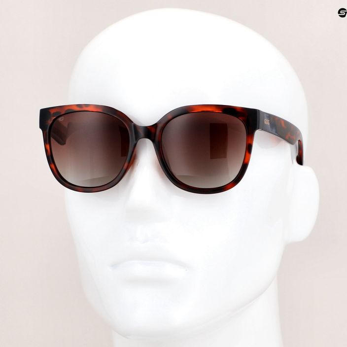 Ochelari de soare pentru femei GOG Sisi fashion maro demi / maro gradient E733-2P 10