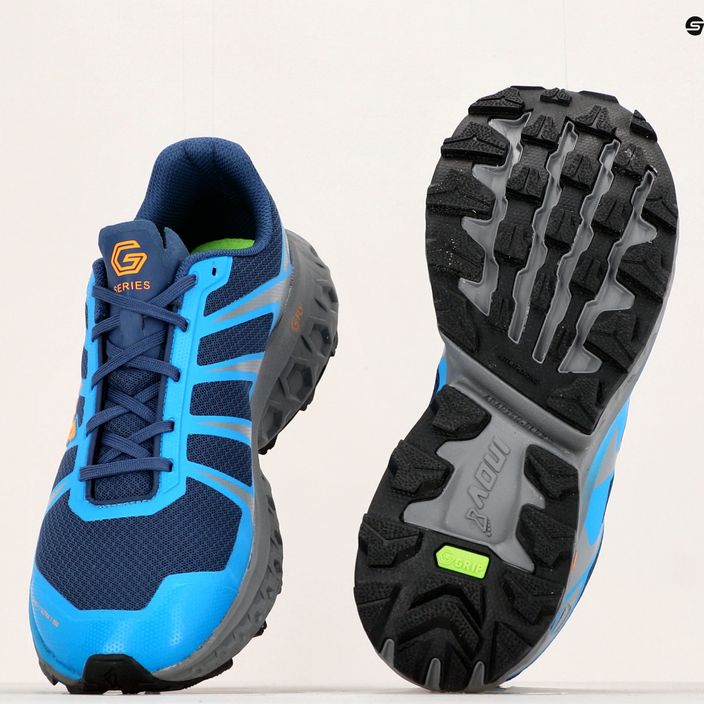 Pantofi de alergare pentru bărbați Inov-8 Trailfly Ultra G300 Max albastru 000977-BLGYNE 11
