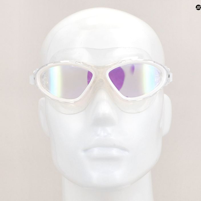 Ochelari de înot fotocromatici HUUB Manta Ray alb A2-MANTAWG 9