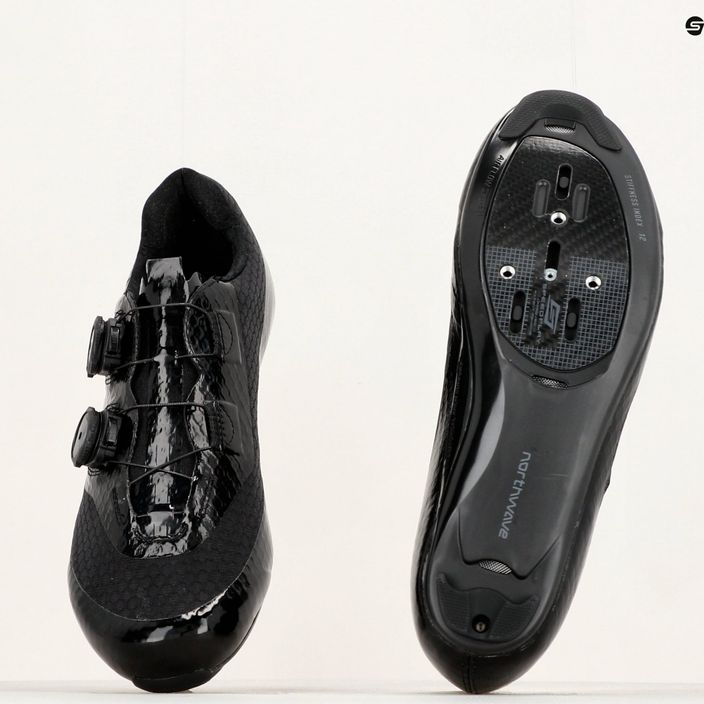 Pantofi de șosea Northwave Mistral Plus negru pentru bărbați 80211010 11