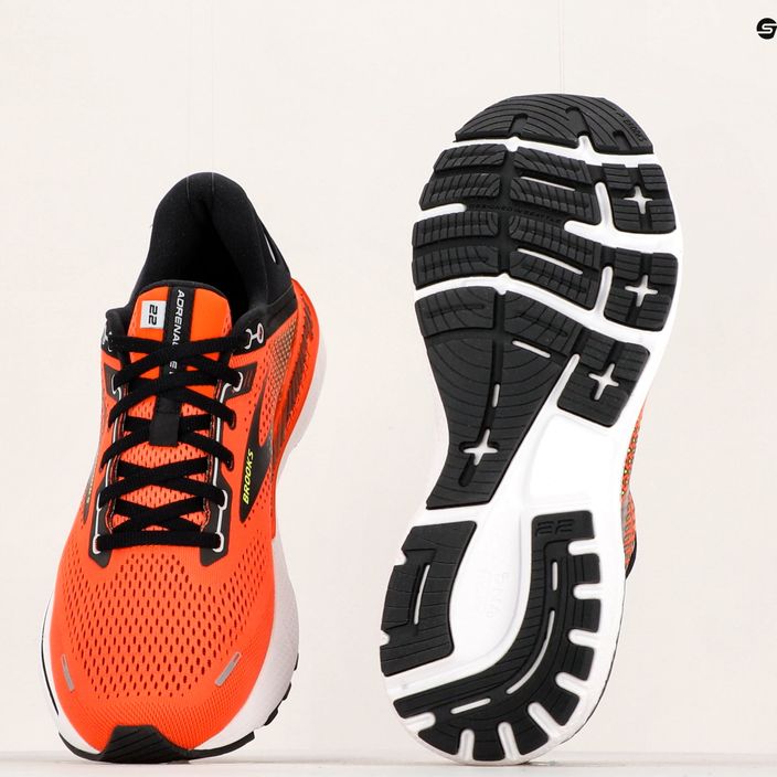 Pantofi de alergare pentru bărbați Brooks Adrenaline GTS 22 portocaliu 1103661D846 17