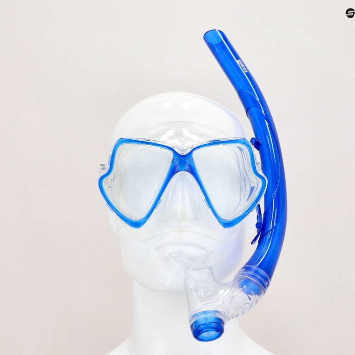 Set de scufundări Mares Zephir mască + tub albastru-incolor 411769 12