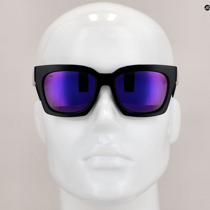 Ochelari de soare pentru femei GOG Emily fashion negru / violet policromat E725-1P 10