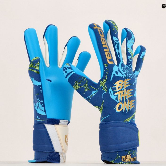 Mănuși pentru portar Reusch Pure Contact Aqua albastru 5370400-4433 9