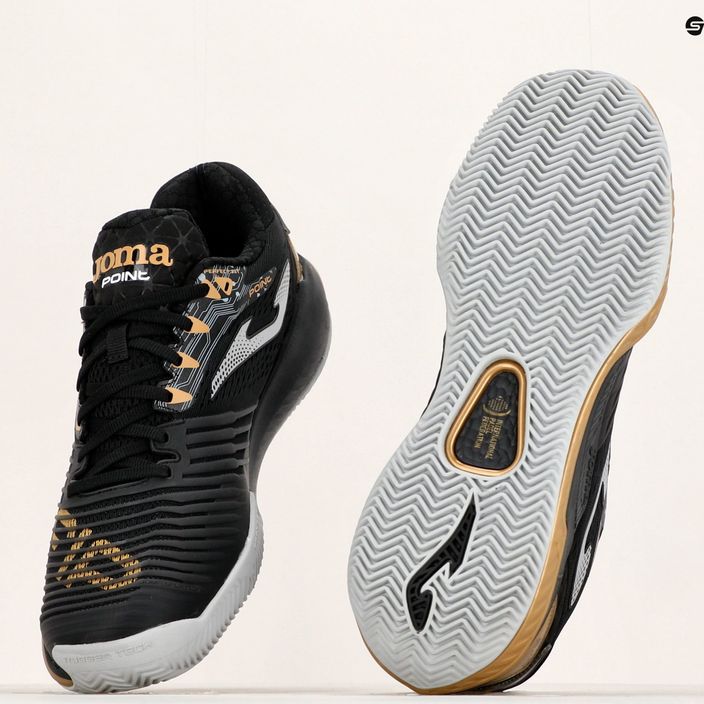 Joma T.Point pantofi de tenis pentru bărbați negru și auriu TPOINS2371P 20