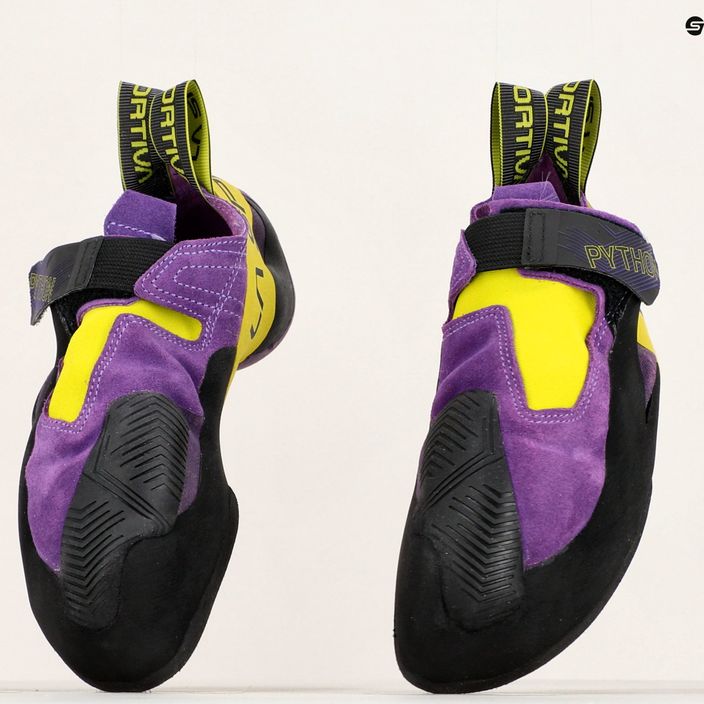 La Sportiva Python pantof de alpinism pentru bărbați negru și violet 20V500729 18