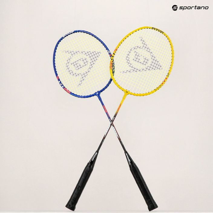 Set de badminton Dunlop Nitro-Star SSX 1.0 albastru/galben 13015319 8