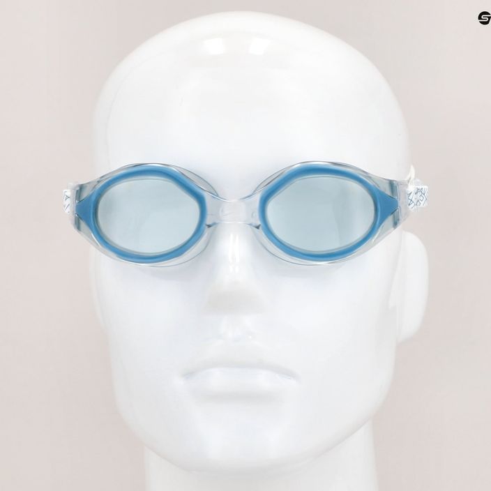 Ochelari de înot Nike Flex Fusion 400 albastru/alb NESSC152 7
