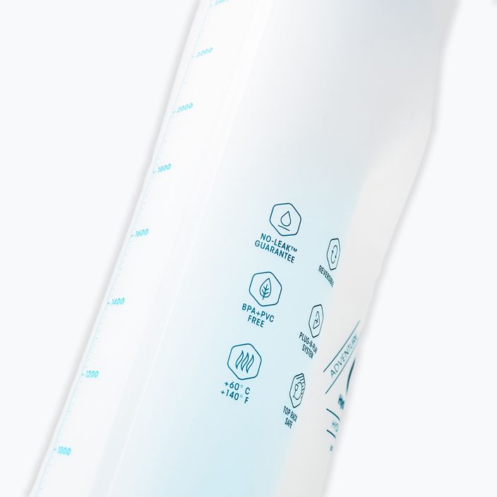 Rezervor HydraPak Shape-Shift de 3 litri, transparent 5