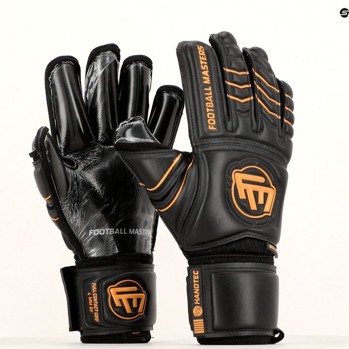 Fotbal Masters Full Contact RF mănuși de portar v4.0 negru 1237 8