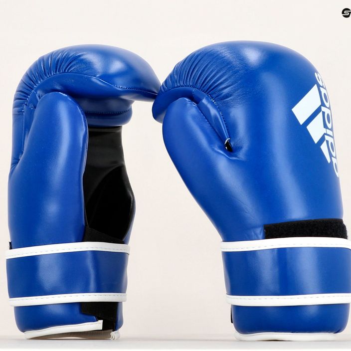 Mănuși de box adidas adidas Point Fight Adikbpf100 albastru-albe ADIKBPF100 8