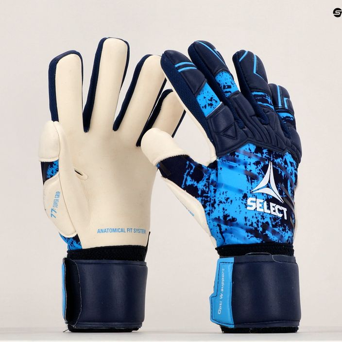 Mănuși de portar SELECT 77 Super GRIP V22 albastru și alb 500062 7