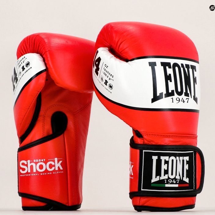 Mănuși de box Leone 1947 Shock roșu GN047 7