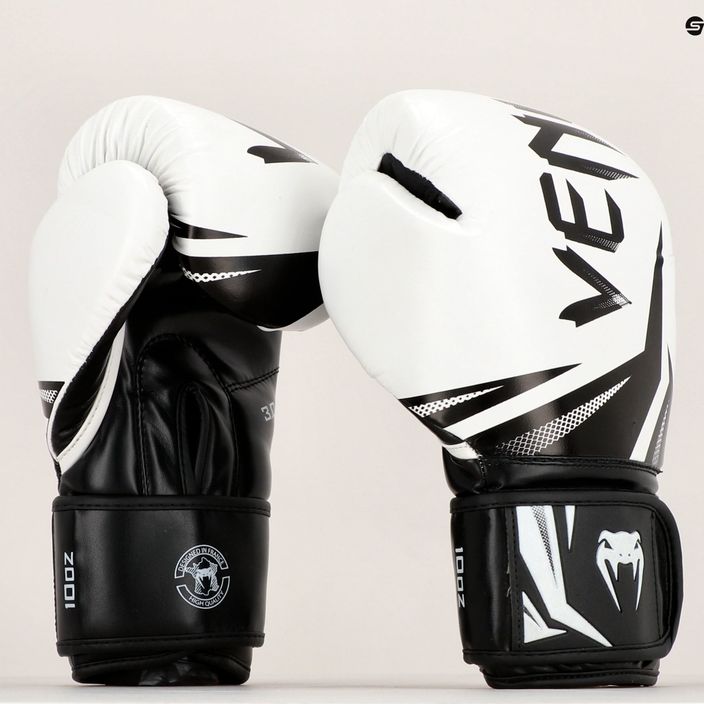 Venum Challenger 3.0 mănuși de box negru și alb 03525-210 13
