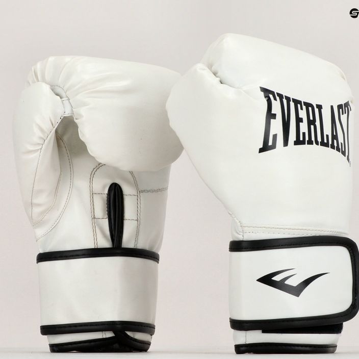 Mănuși de box pentru bărbați EVERLAST Core 4, alb, EV2100 WHT-S/M 7