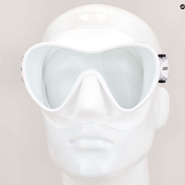 Mască de scufundări Cressi F1 albă ZDN283000 8