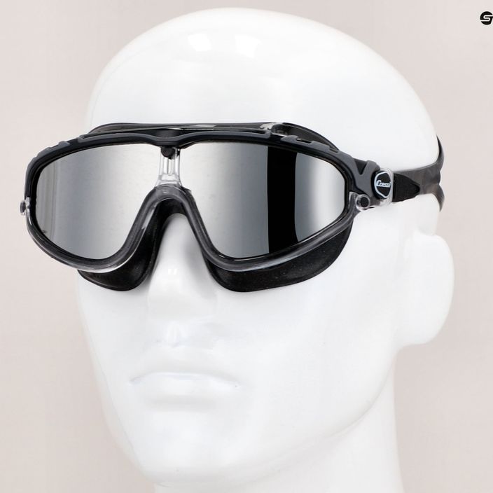 Mască de înot Cressi Skylight gri-neagră DE2034750 8