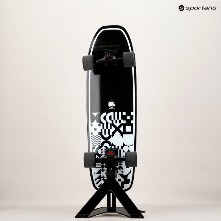 Surfskate Cutback B&W 32" alb-negru și skateboard CUT-SUR-B&W 11