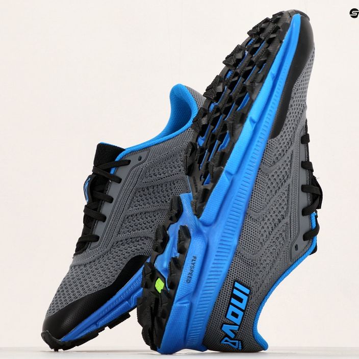 Pantofi de alergare pentru bărbați Inov-8 Trailfly Ultra G 280 gri-albastru 001077-GYBL 13