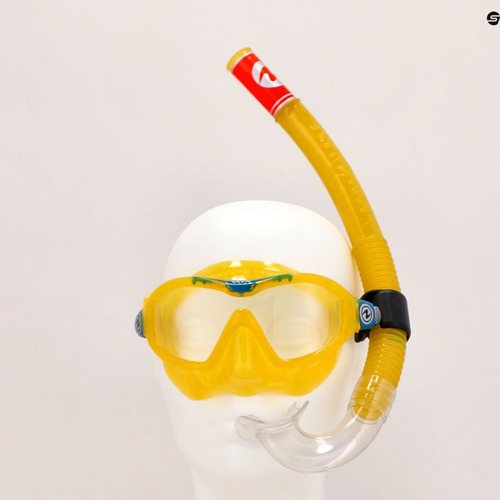 Aqualung Mix Kit de snorkel pentru copii Mască + Snorkel galben/albastru SC4250798 12
