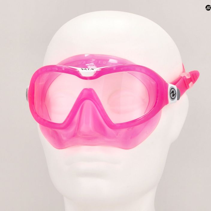 Mască de scufundări pentru copii Aqualung Mix roz/alb MS5560209S 7