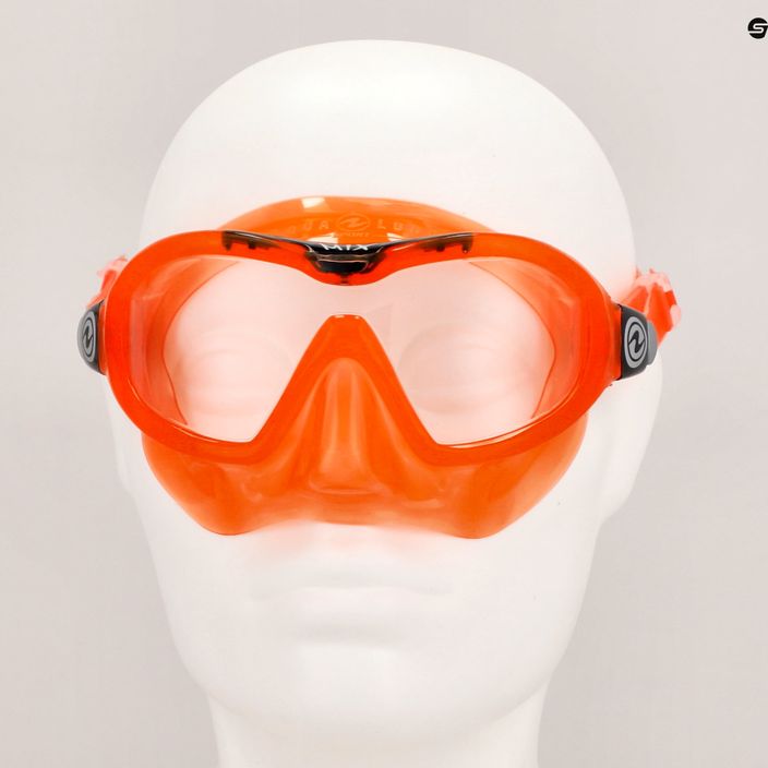 Mască de scufundări pentru copii Aqualung Mix portocaliu/negru MS5560801S 7