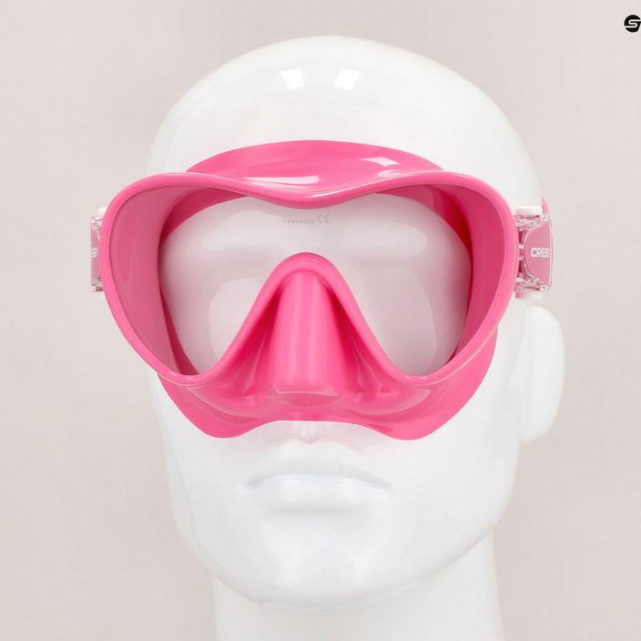 Mască de scafandru Cressi F1 Small roz ZDN311040 7