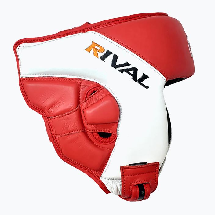 Rival Amateur competiție de box cască de box cască de protecție roșu/alb 9