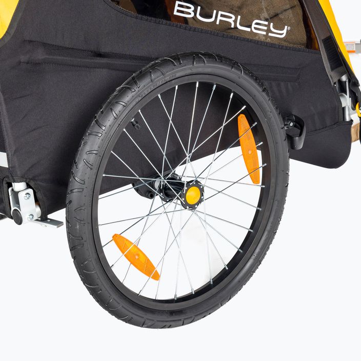Cărucior de bicicletă pentru copii Burley Bee Single, negru, BU-946206 5