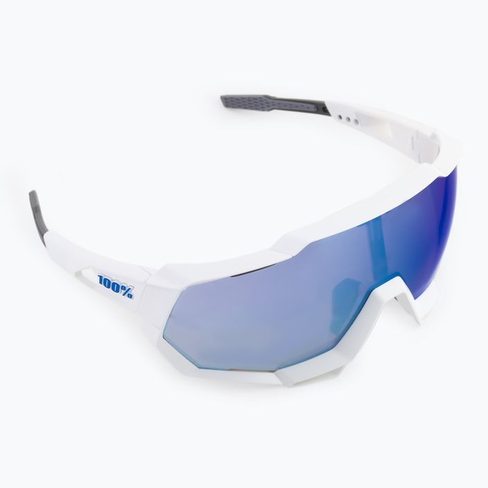Ochelari de ciclism 100% Speedtrap Multilayer Multilayer Mirror Lens alb STO-61023-407-01