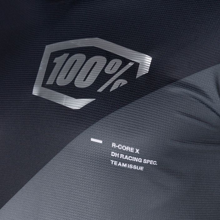 Tricou de ciclism pentru bărbați 100% R-Core X LS negru-gri STO-40000-00000 4