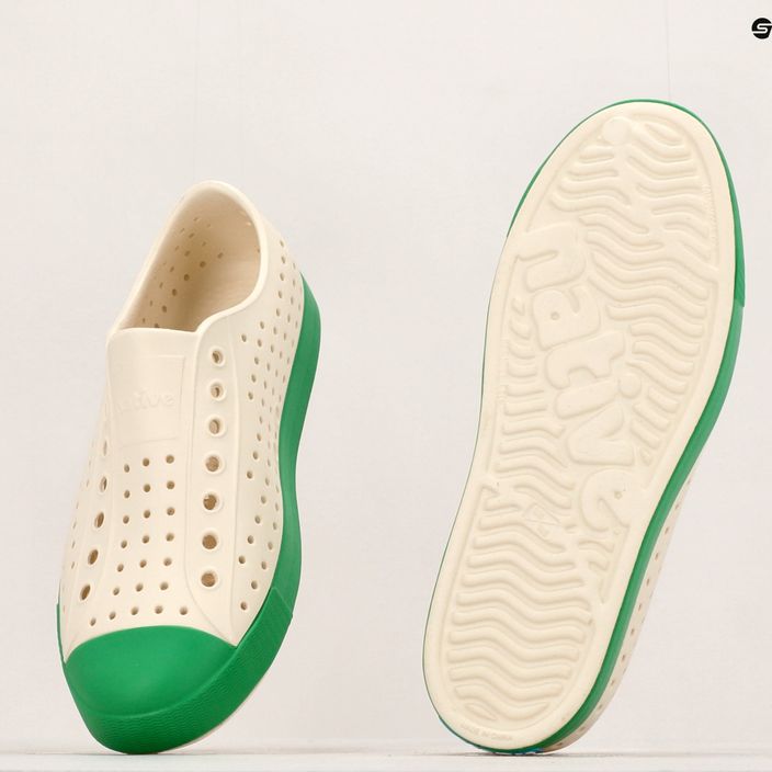 Pantofi de sport Native Jefferson bone alb/verde picnic 15