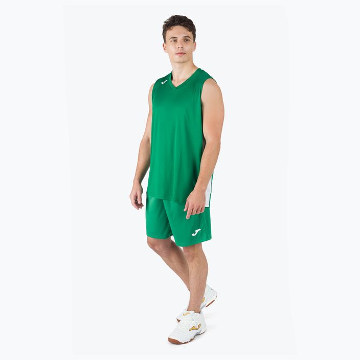 Joma Cancha III tricou de baschet verde/alb 101573.452 5
