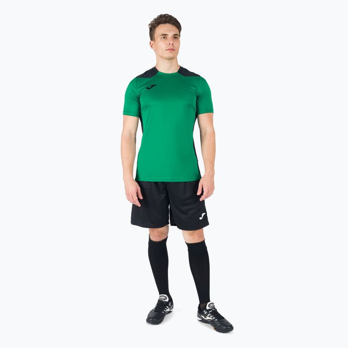 Joma Championship VI tricou de fotbal verde/negru 101822.451 5