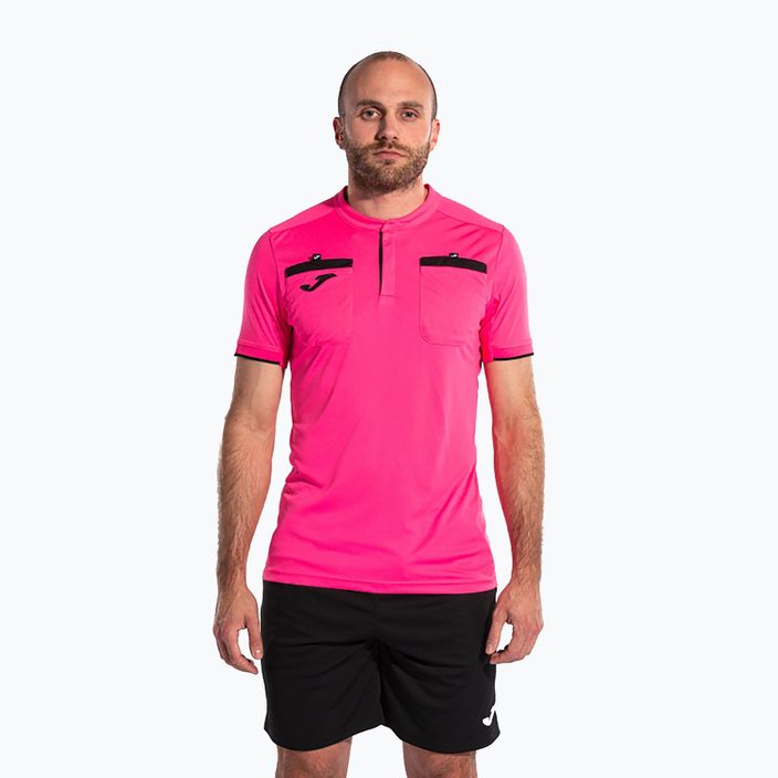 Tricou de fotbal pentru bărbați Joma Referee roz 101299