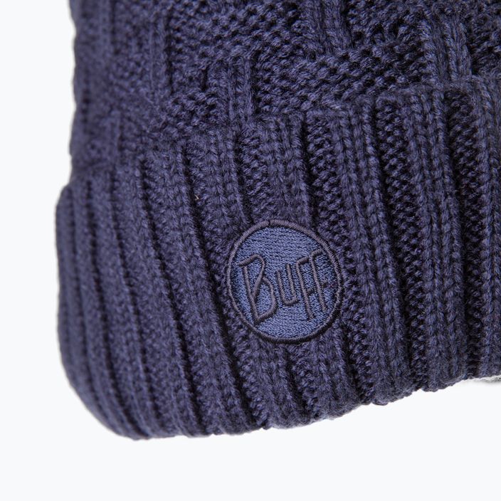 Pălărie BUFF Knitted & Fleece Hat Airon albastru marin 111021.779.10.00 3