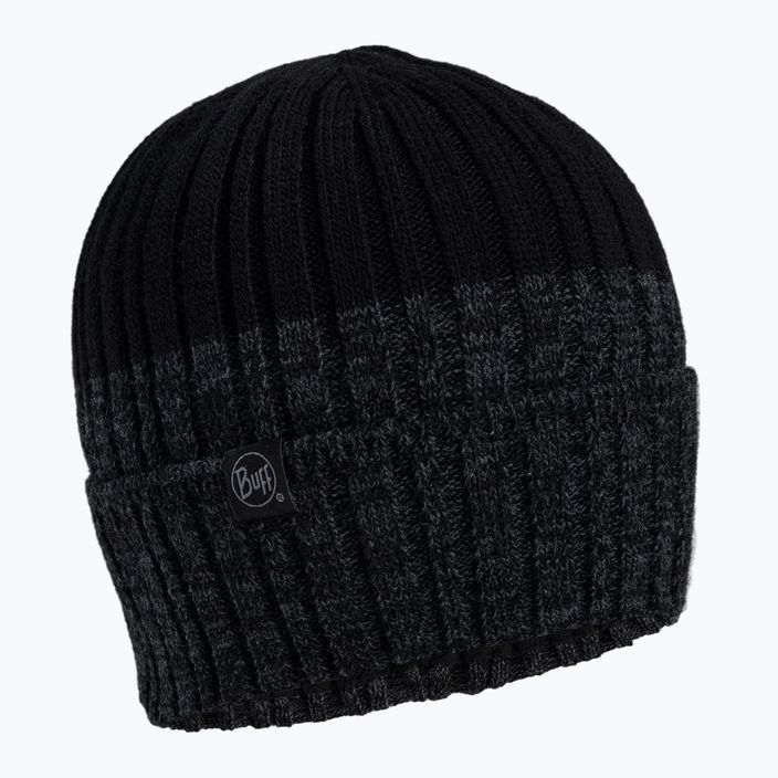 BUFF Pălărie de iarnă din tricot și fleece negru-gri 120850.999.10.00