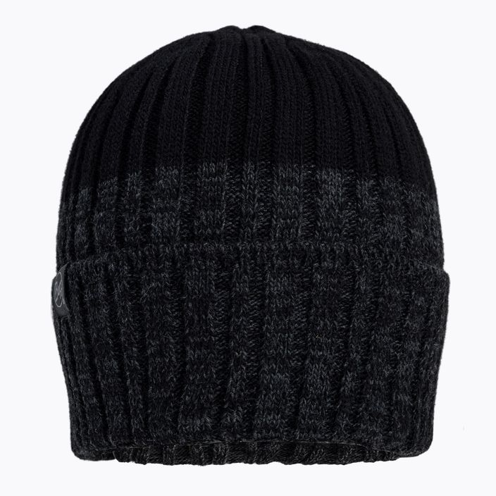 BUFF Pălărie de iarnă din tricot și fleece negru-gri 120850.999.10.00 2