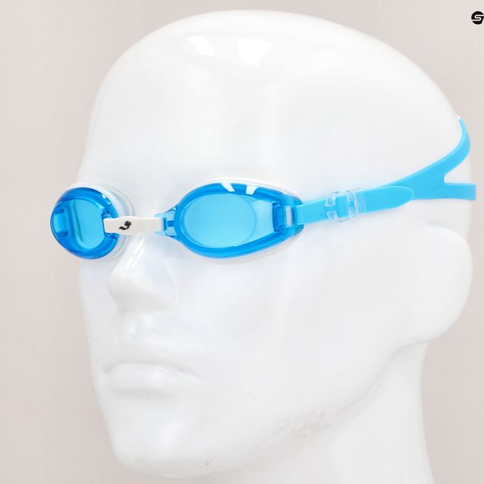 Ochelari de înot pentru copii Splash About Piranha Azure alb și albastru SOGJPA 7