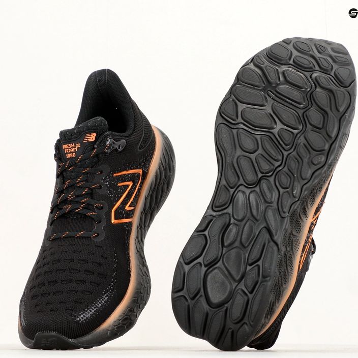 New Balance Fresh Foam 1080 v12 negru / portocaliu pantofi de alergare pentru femei 12