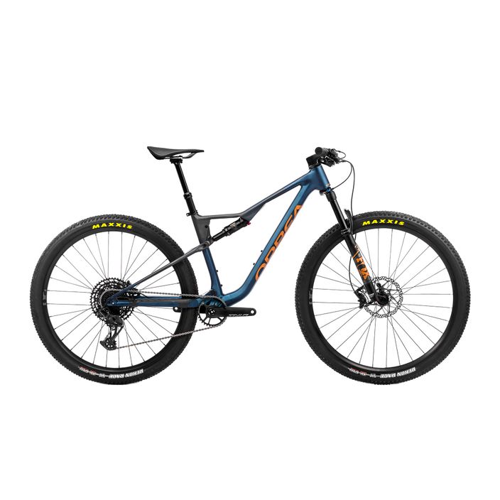 Bicicleta de munte Orbea Oiz H20 2023 moondust blue/leo orange 2