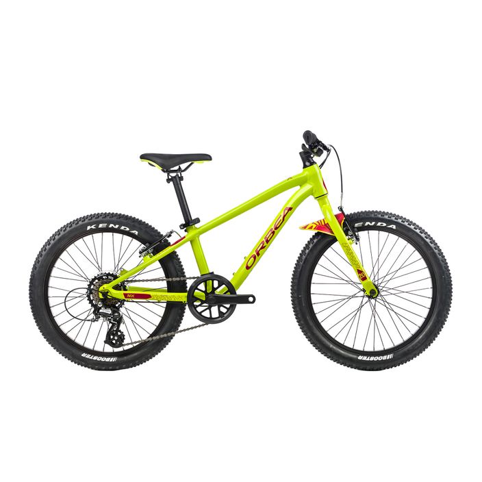 Bicicletă pentru copii Orbea MX 20 Dirt 2023 verde lime/roșu pepene roșu 2