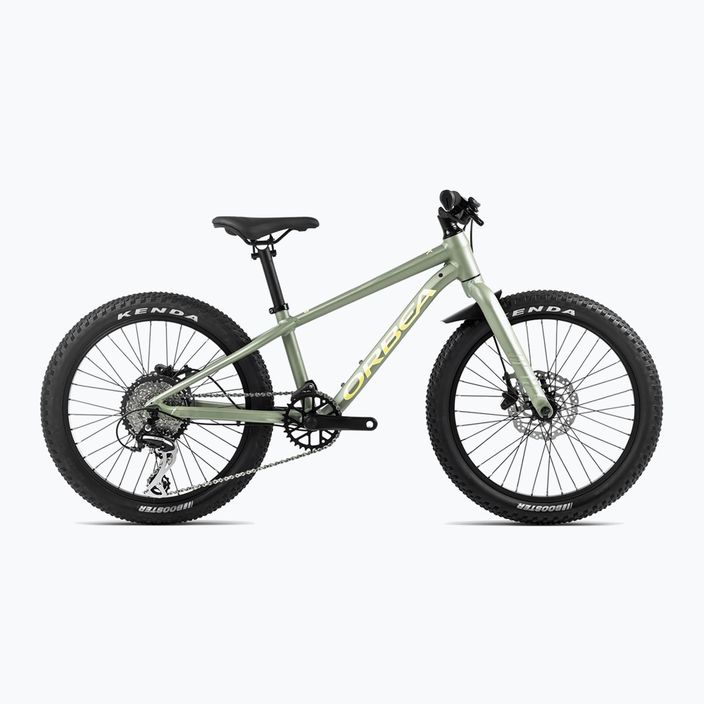 Bicicletă pentu copii Orbea MX 20 Team Disc metallic green/yellow