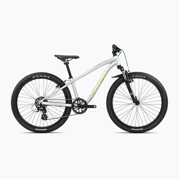 Bicicletă pentru copii Orbea MX 24 XC 2024 silver/spicy lime